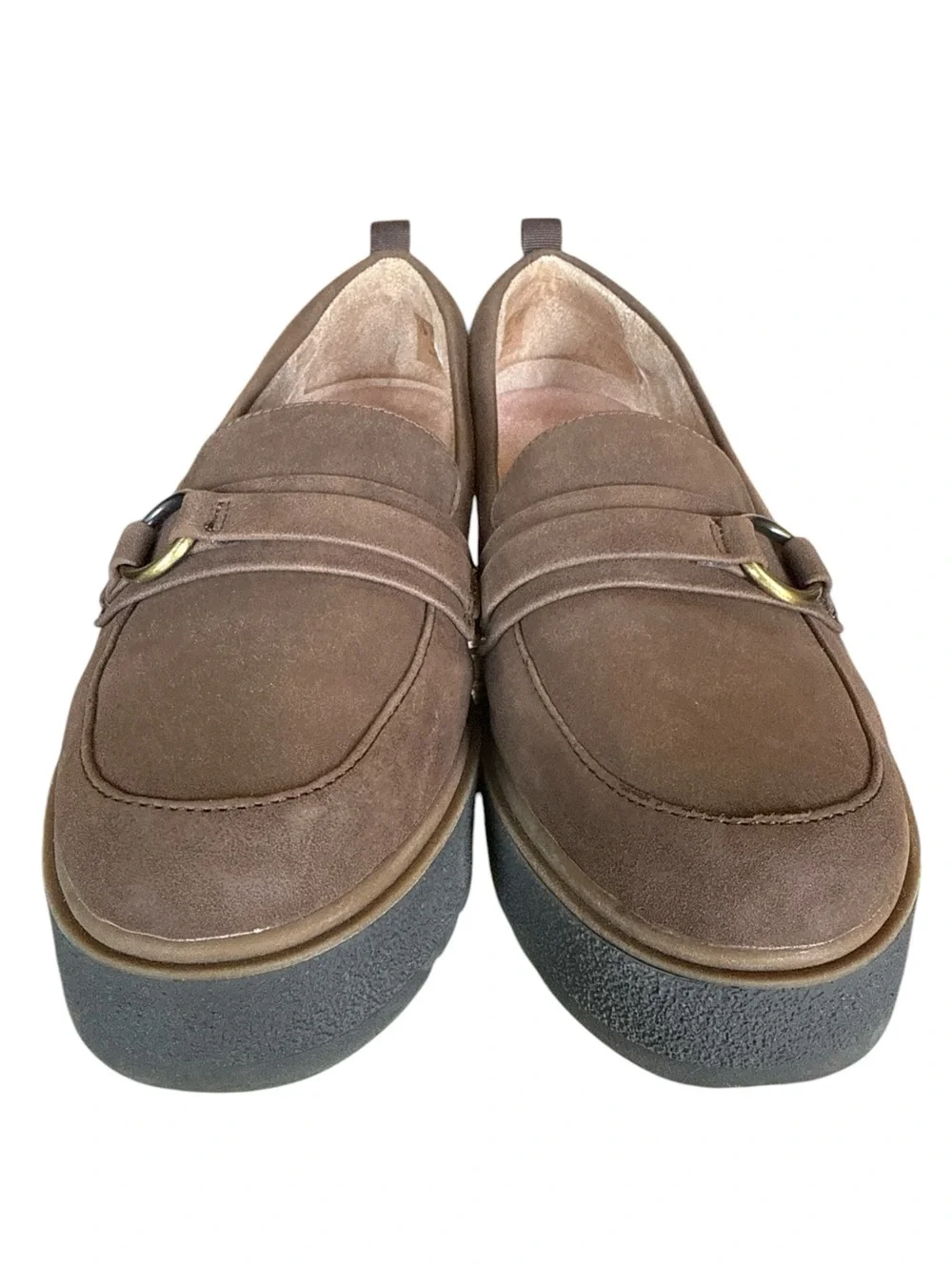 SOUL Naturalizer Joyla Brown Platform Wedge Lug Sole Loafers-Women’s Size 9.5